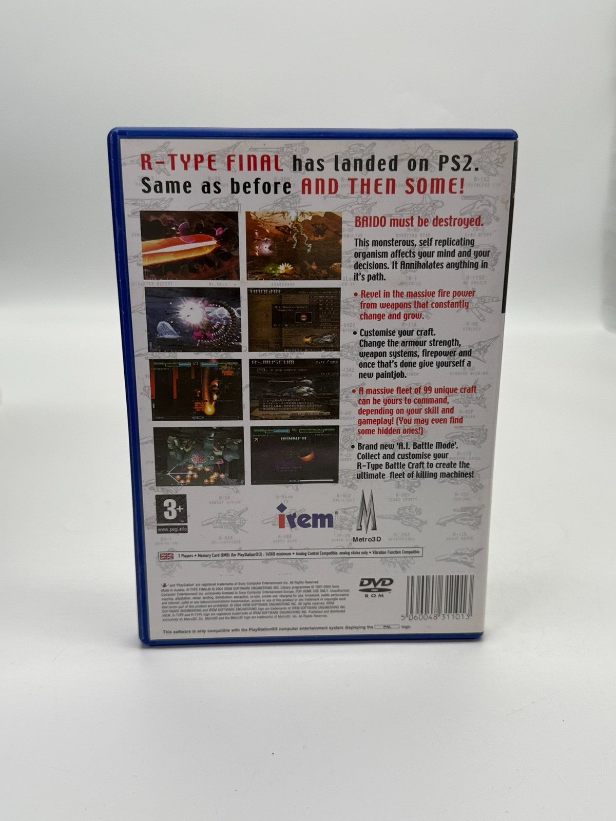 R-Type Final Sony Playstation 2 Sehr guter Zustand CIB OVP