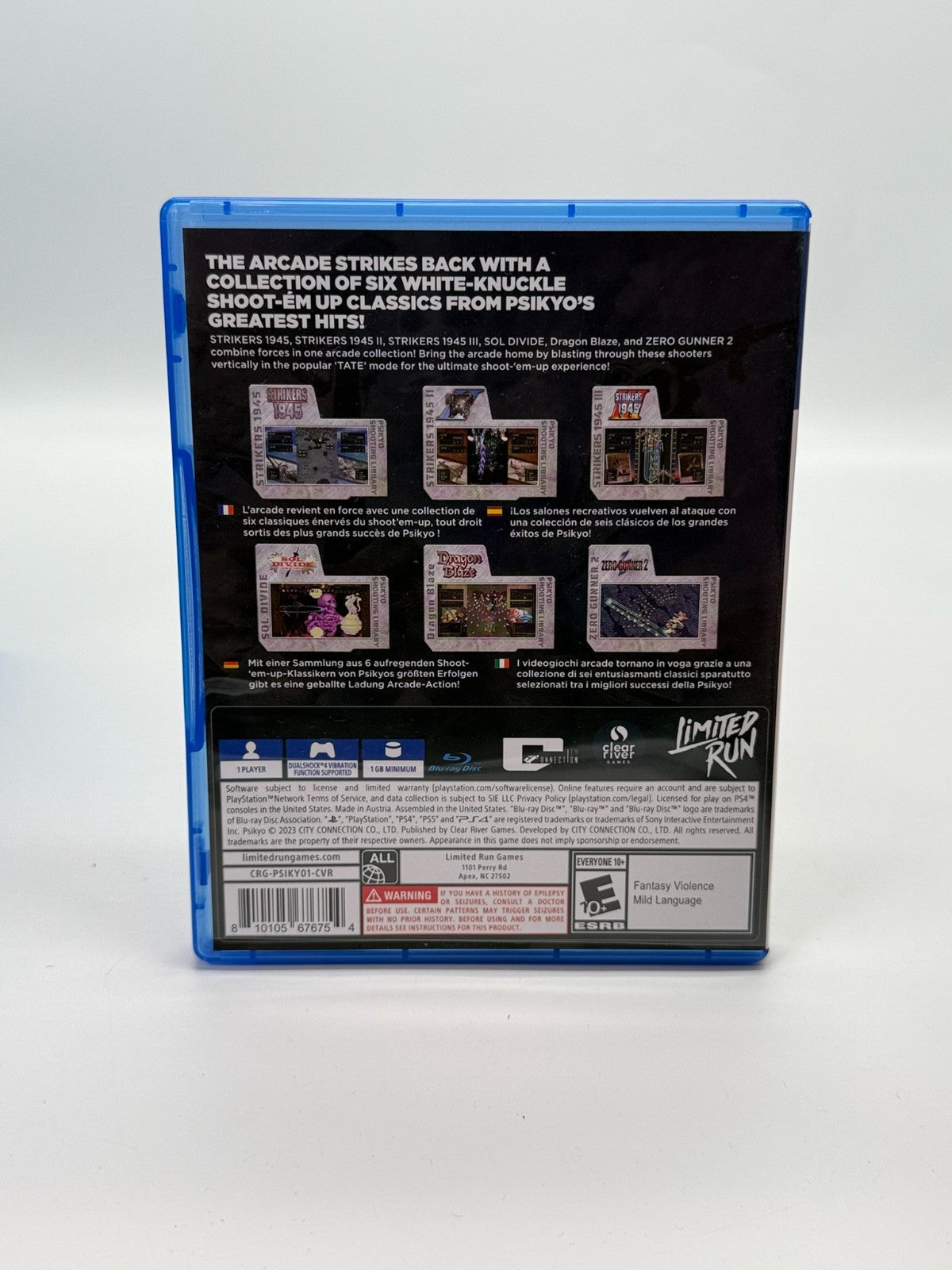 Psikyo Shooting Library Vol.1 Sony Playstation 4 Neuwertiger Zustand CIB OVP