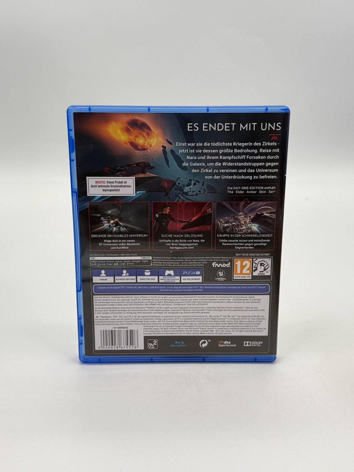 Chorus Day One Edition Sony Playstation 4 Très bon état CIB OVP