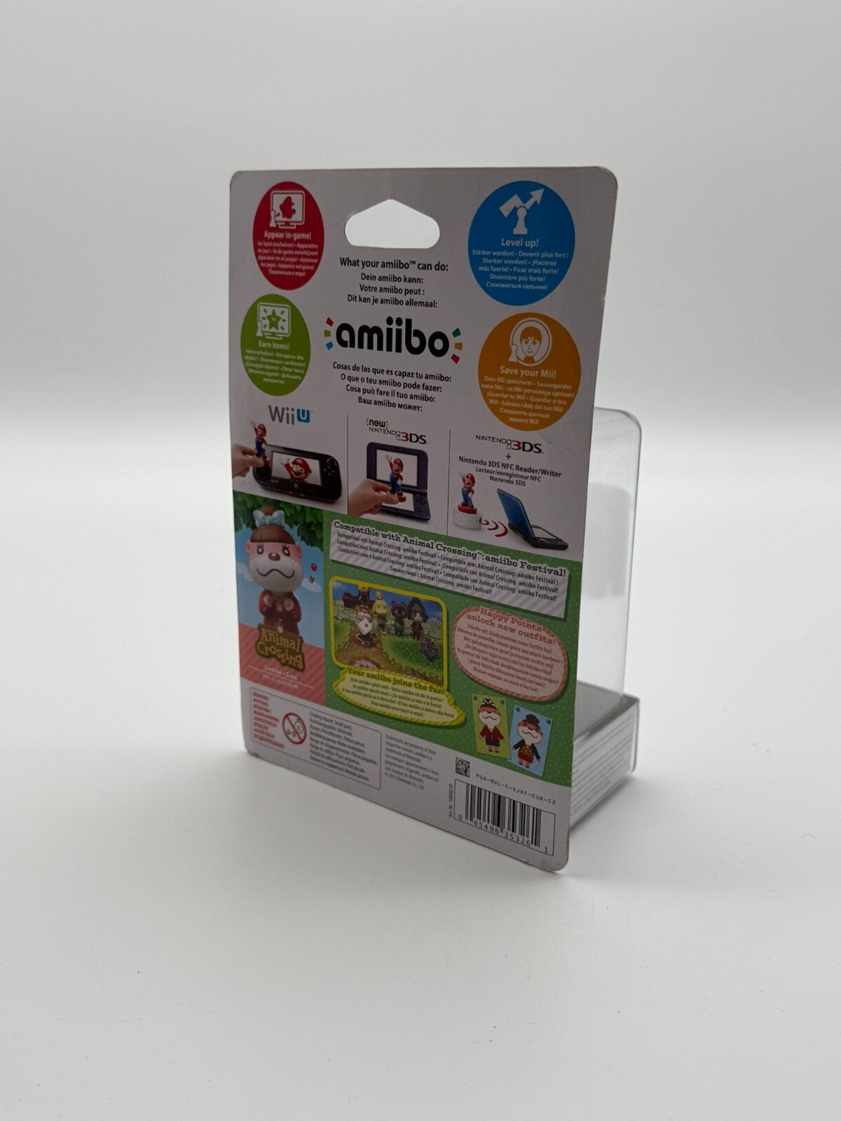 Animal Crossing Lottie Amiibo 3DS Wii U Switch Unused & New