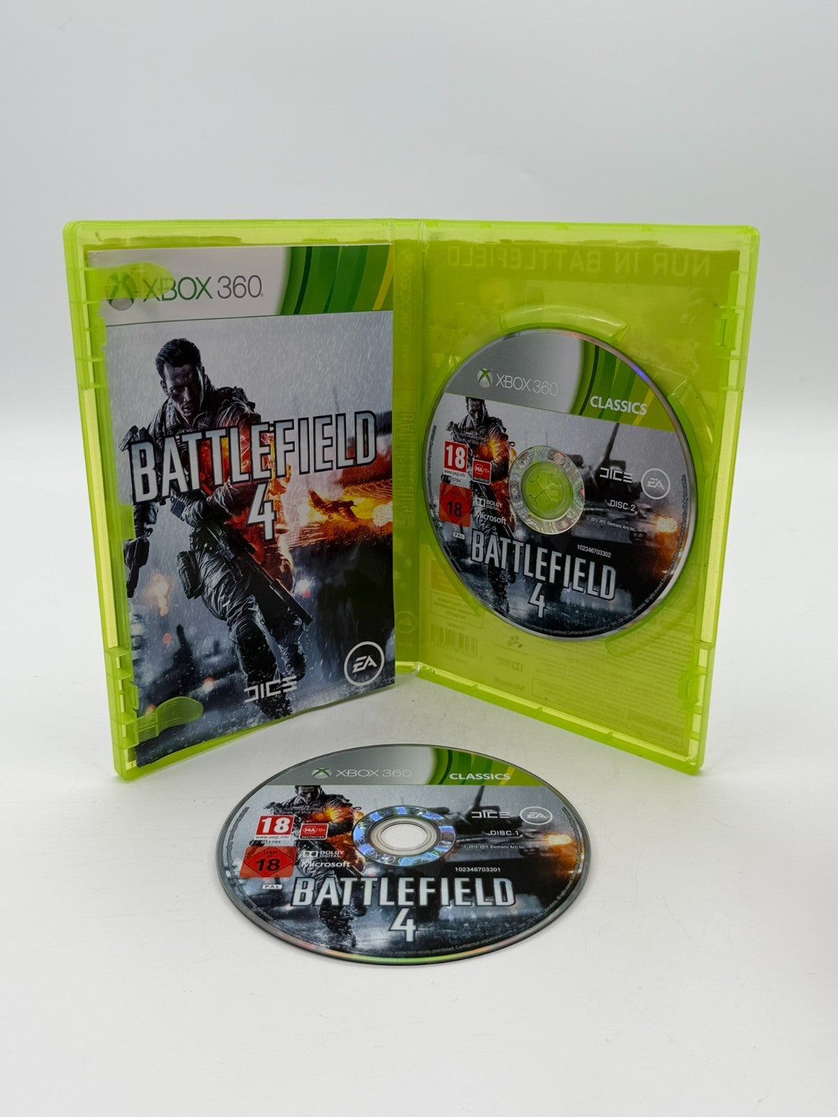 Battlefield 4 Microsoft XBox 360 Classics Akzeptabler Zustand CIB OVP