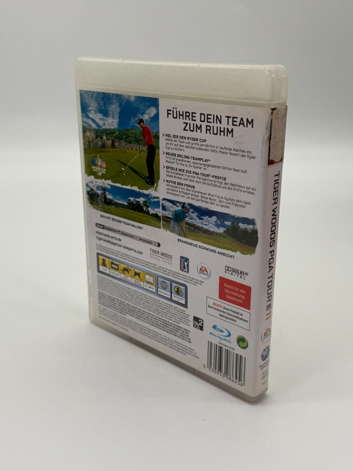 Tiger Woods PGA Tour 11 Sony Playstation 3 guter Zustand CIB OVP