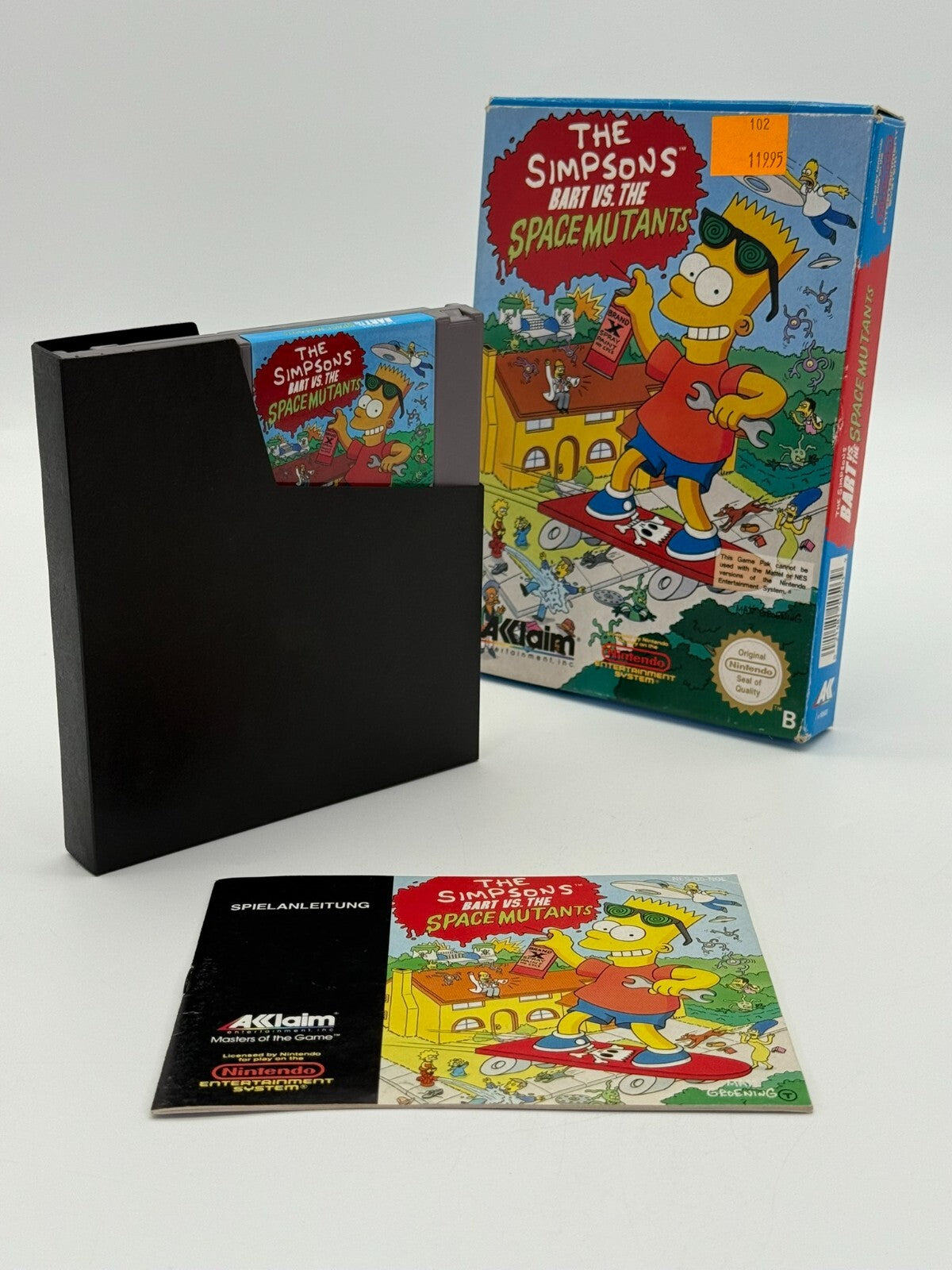The Simpsons: Bart vs. The Space Mutants Nintendo NES Bon - Très bon CIB OVP
