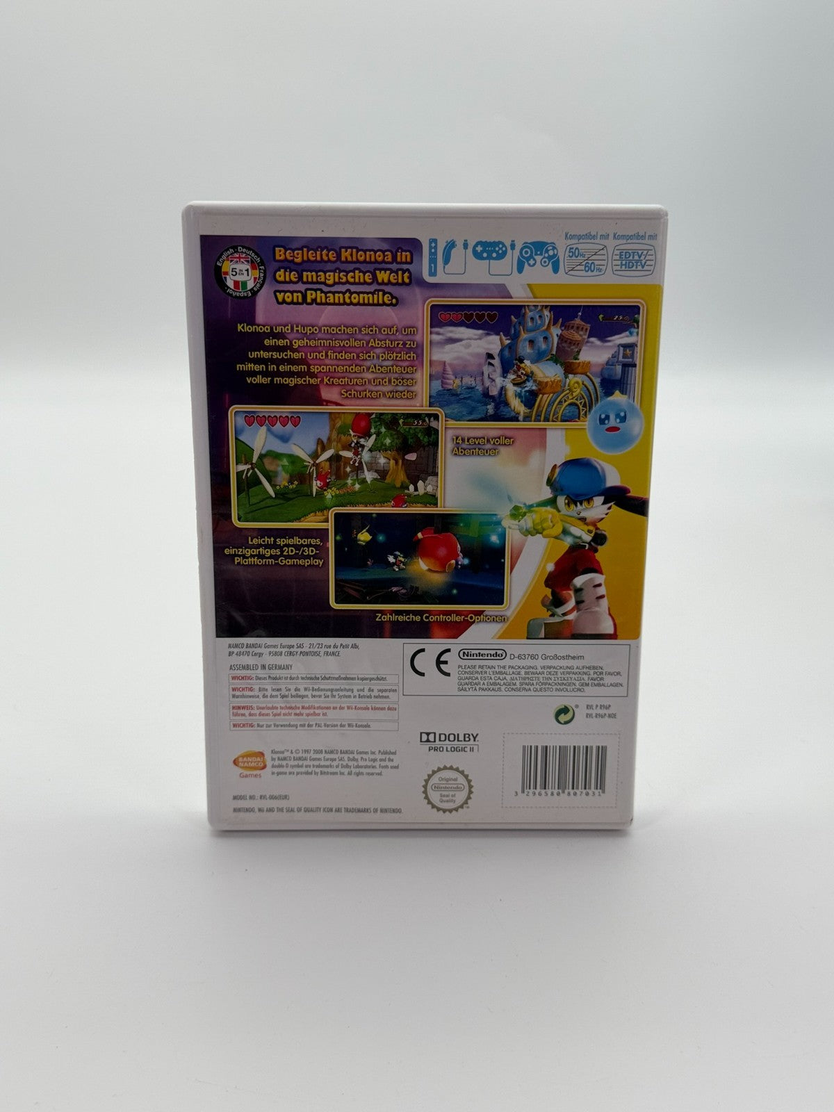 Klonoa Nintendo Wii guter Zustand OVP