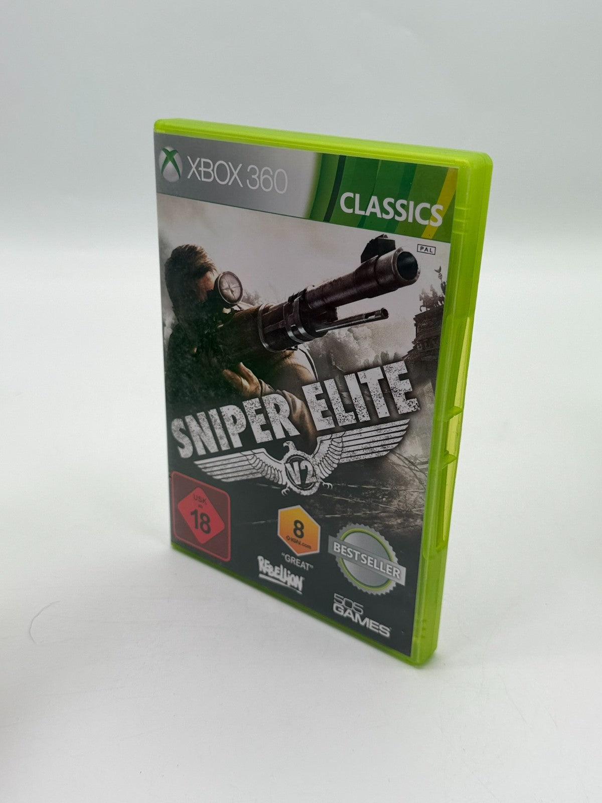 Sniper Elite V2 Microsoft Xbox 360 Classics Very Good Condition CIB OVP