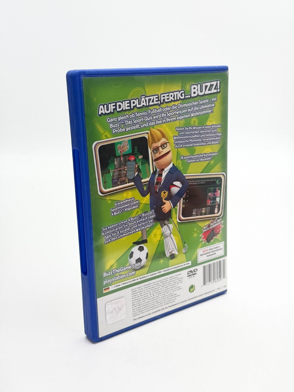 Buzz Das Sport Quiz Sony Playstation 2 Sehr guter Zustand CIB OVP
