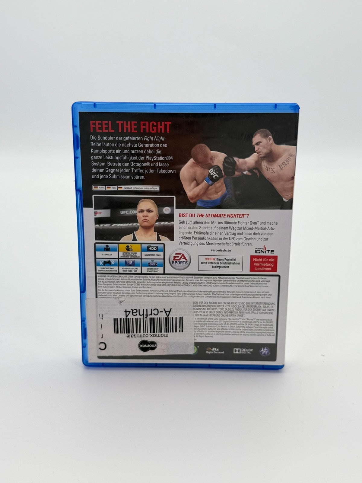 UFC Sony Playstation 4 good condition CIB OVP