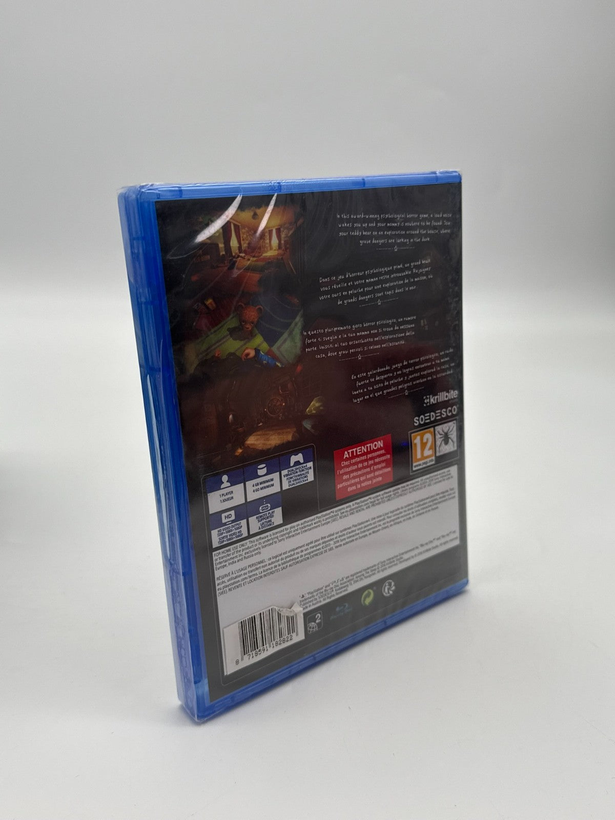 Among The Sleep Sony Playstation 4 New Sealed CIB OVP