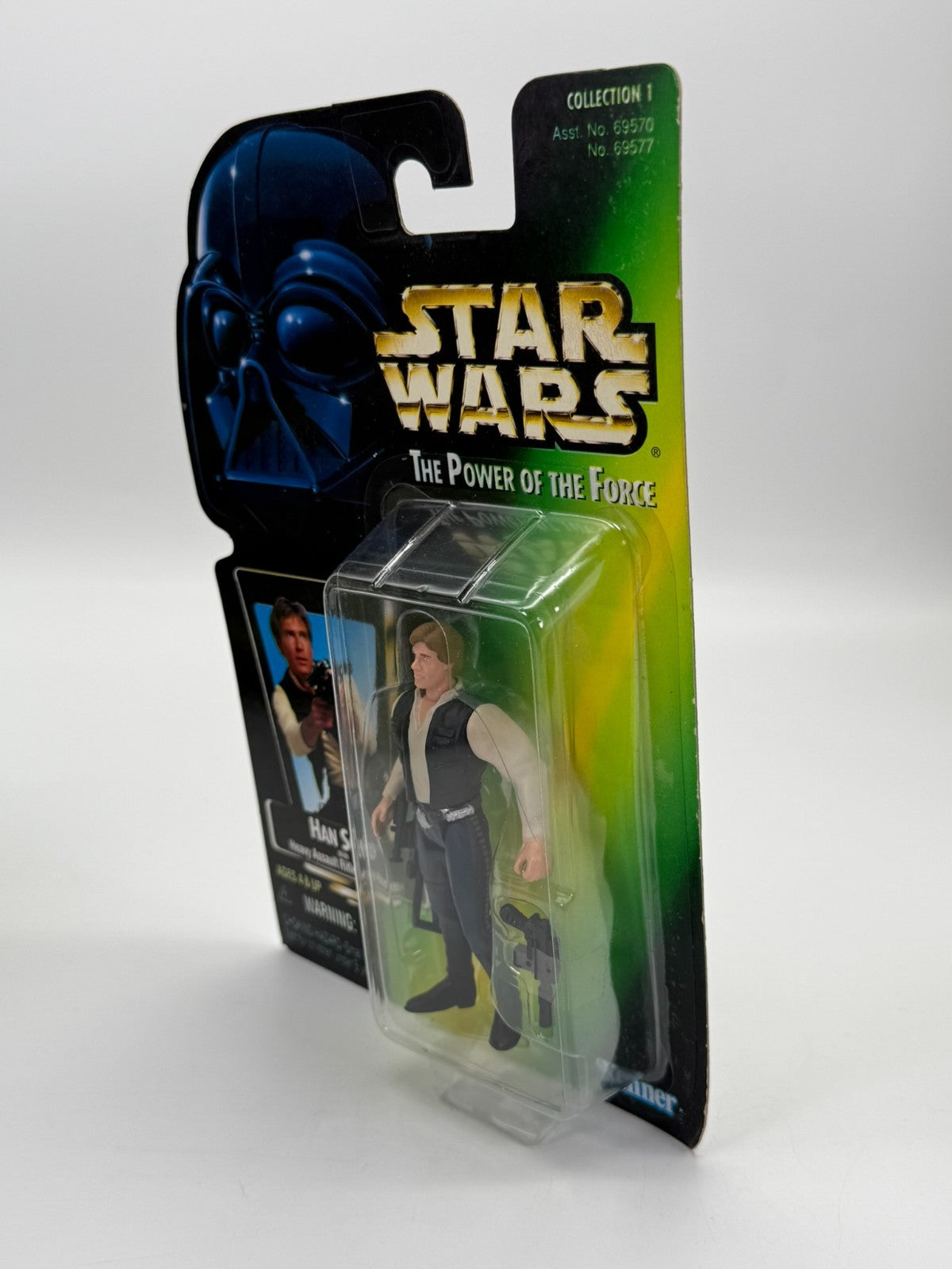 Han Solo + Fusil & Blaster Star Wars Figurine Hasbro Kenner Neuf Bon État 1997