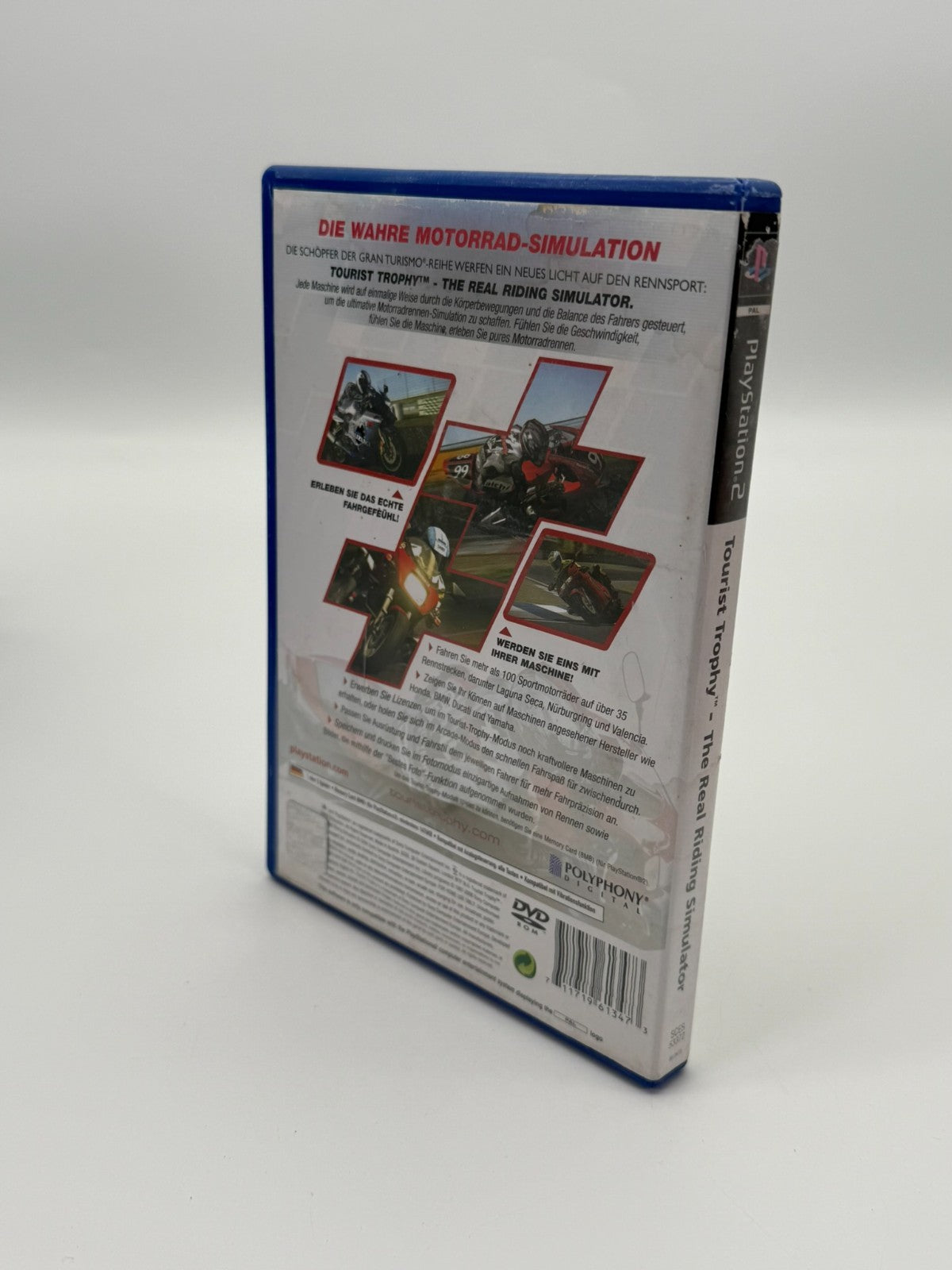 Tourist Trophy The Real Riding Simulator Sony Playstation 2 bon état complet en boîte