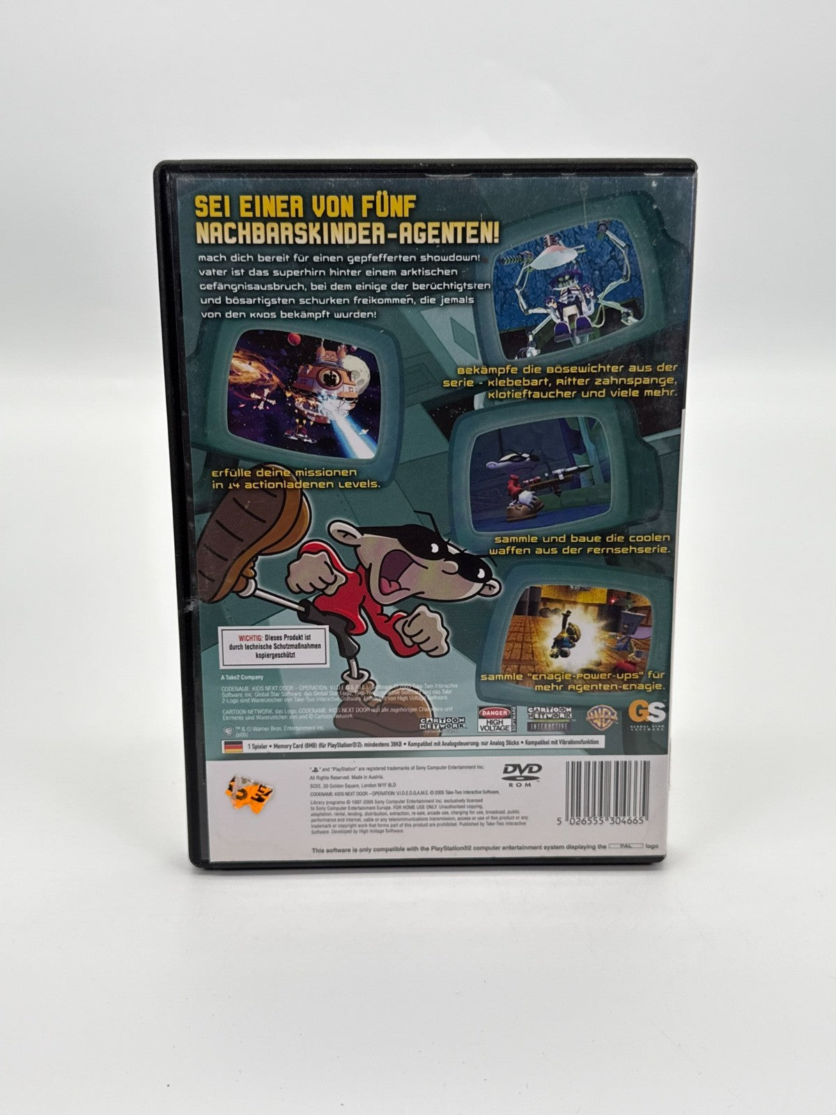 Codename Kids Next Door Opération V.I.D.É.O.J.E.U.X. Sony Playstation 2
