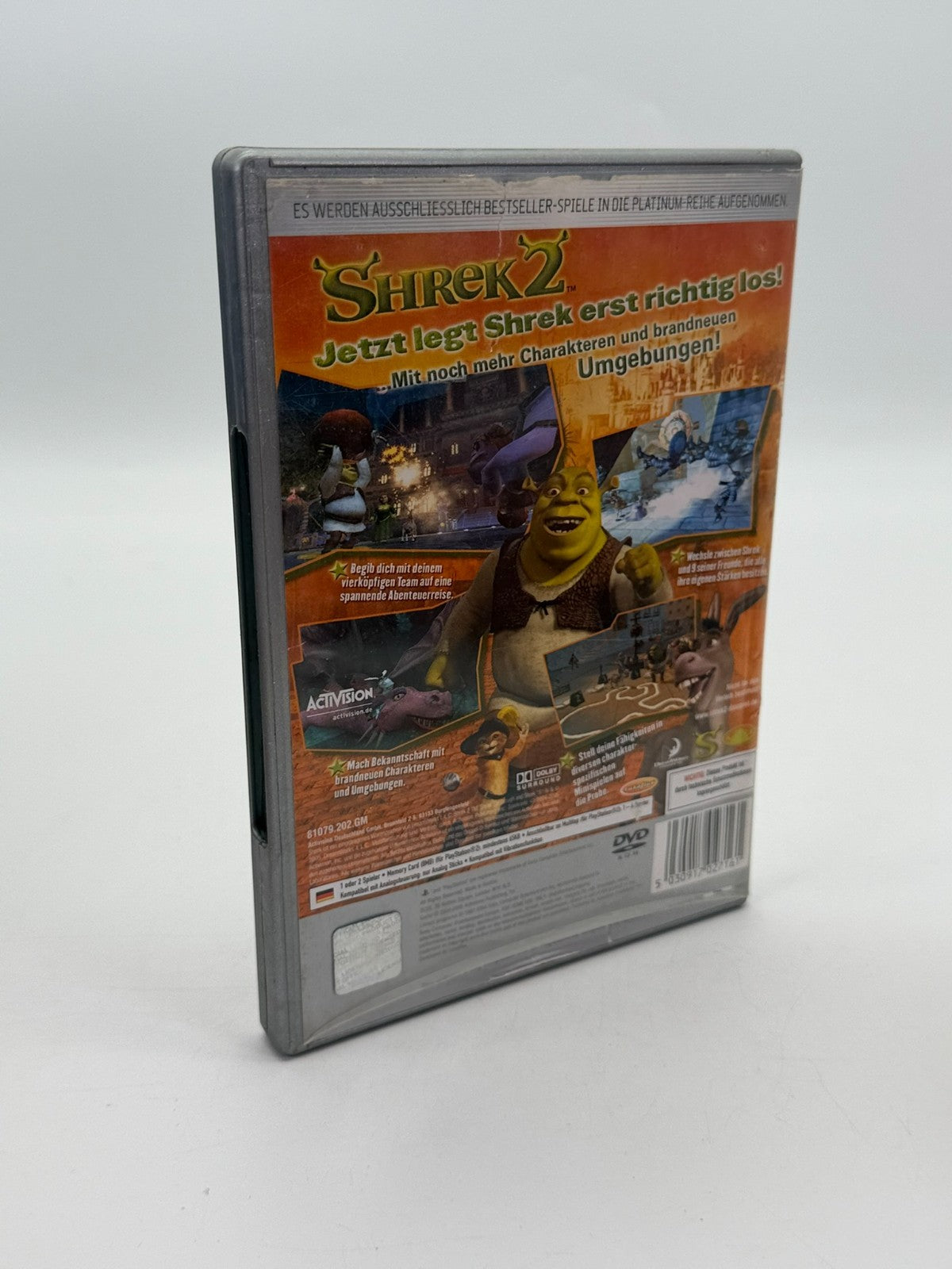 Shrek 2 Sony Playstation 2 Akzeptabler Zustand OVP