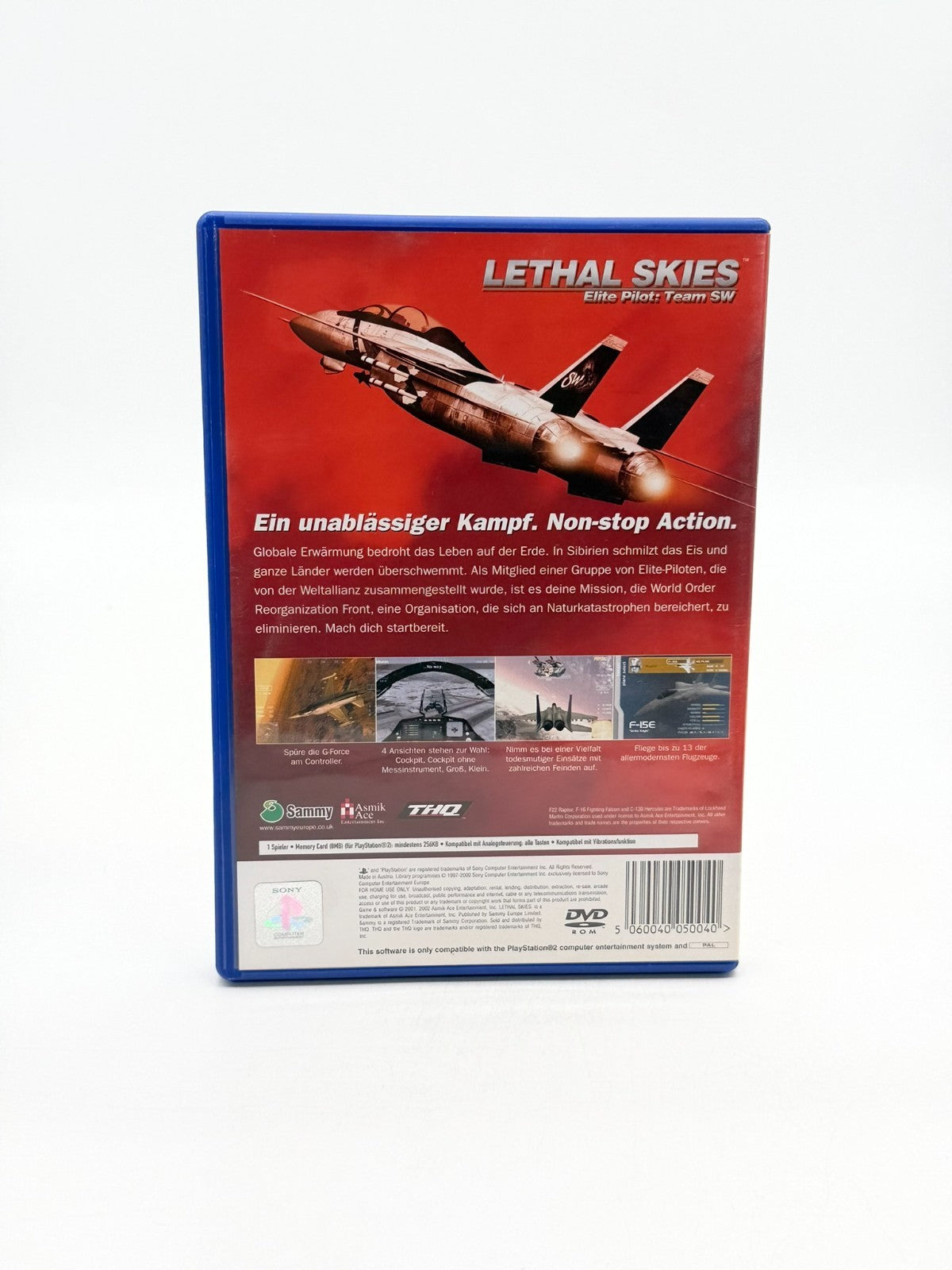 Lethal Skies Elite Pilot Team SW Sony Playstation 2 guter Zustand CIB OVP