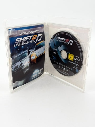 Shift 2 Unleashed Limited Edition Sony Playstation 3 guter Zustand CIB OVP