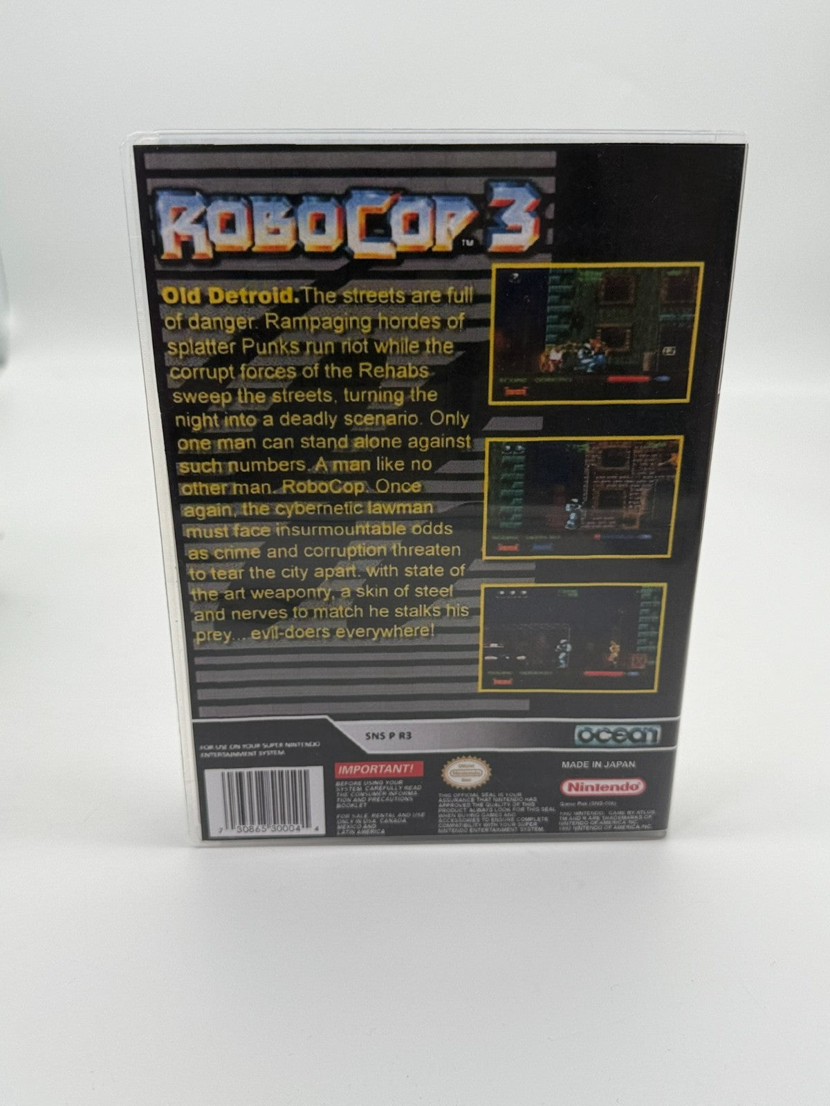 Robocop 3 Super Nintendo SNES NTSC-U/C bon état