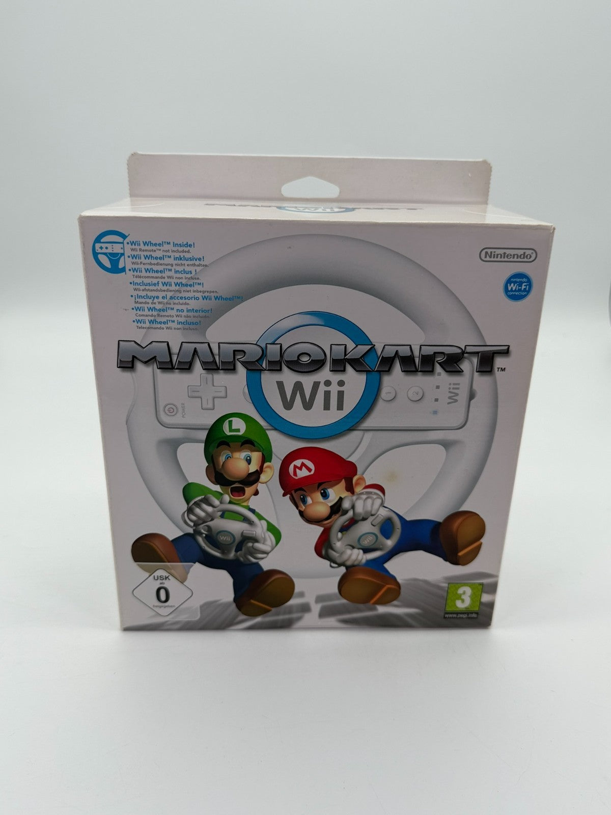 Mario Kart Wheel Bundle Nintendo Wii Factory Sealed Neu CIB OVP