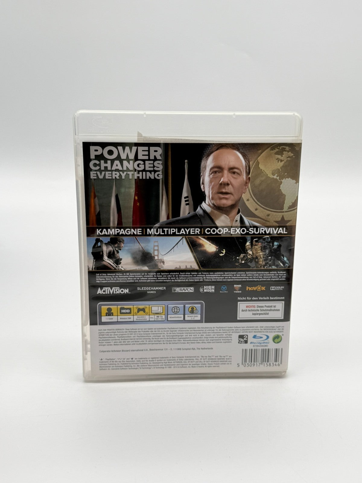 Call Of Duty Advanced Warfare Sony Playstation 3 Sehr guter Zustand CIB OVP