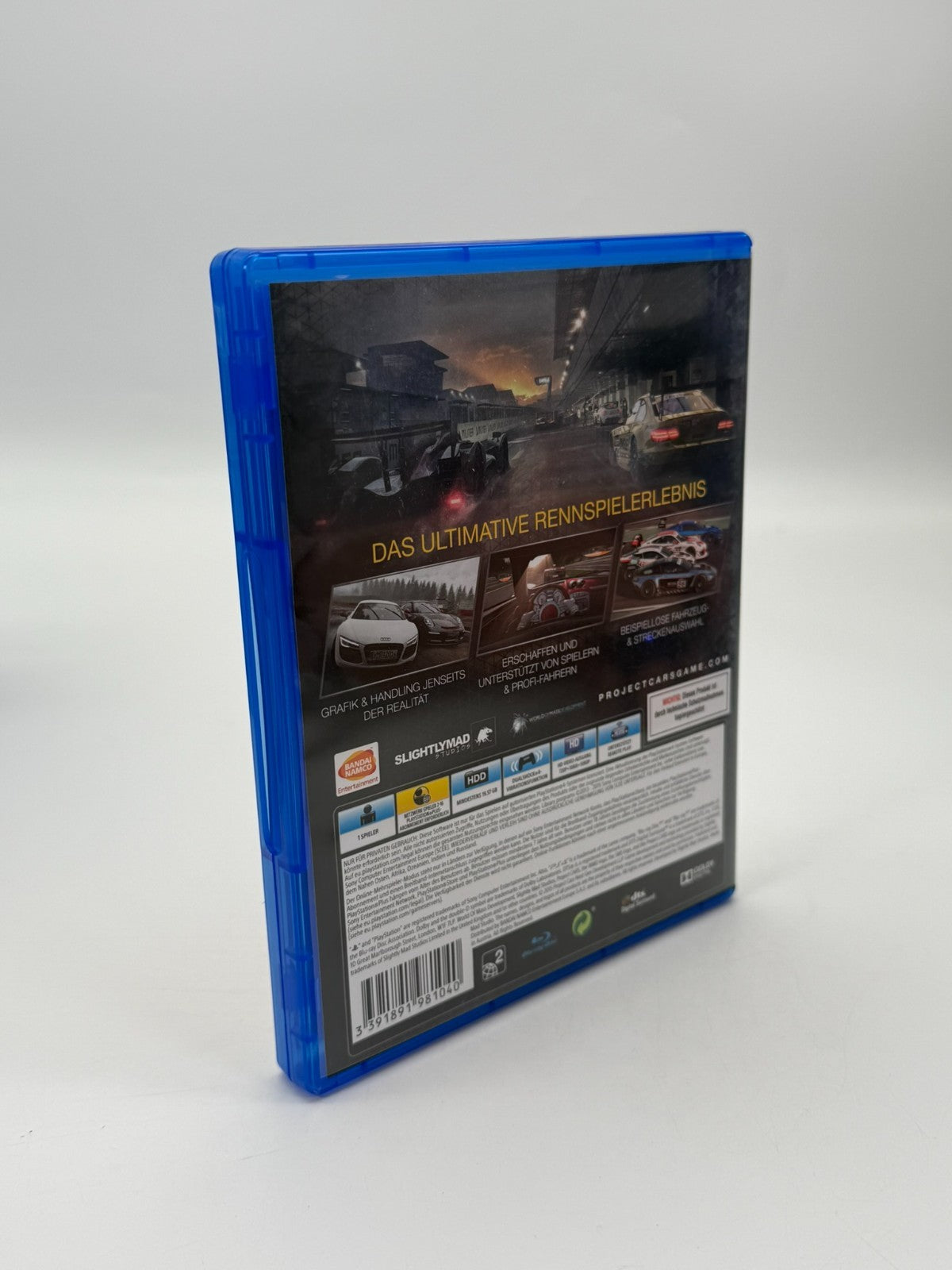 Project Cars Sony Playstation 4 Très bon état CIB Boîte d'origine