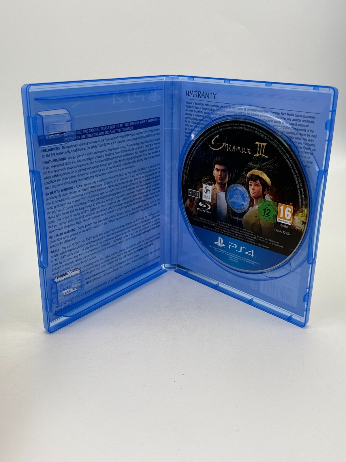 Shenmue III Kickstarter Edition Sony Playstation 4 Like New Condition OVP