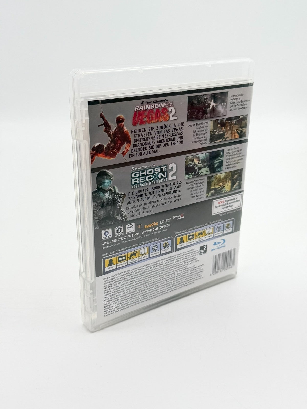 Rainbow Six Vegas 2 Complete Edition + Ghost Recon Warfighter Sony Playstation 3