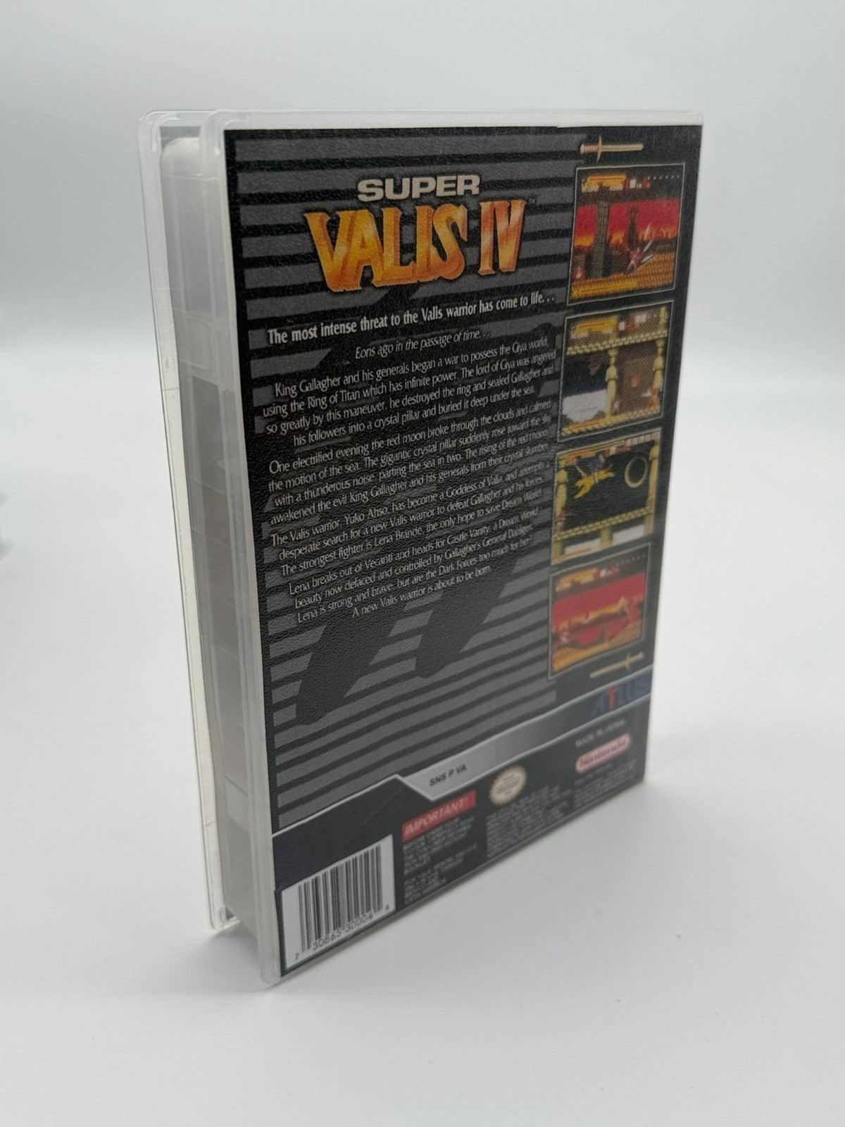 Super Valis IV Super Nintendo SNES NTSC-U/C bon état