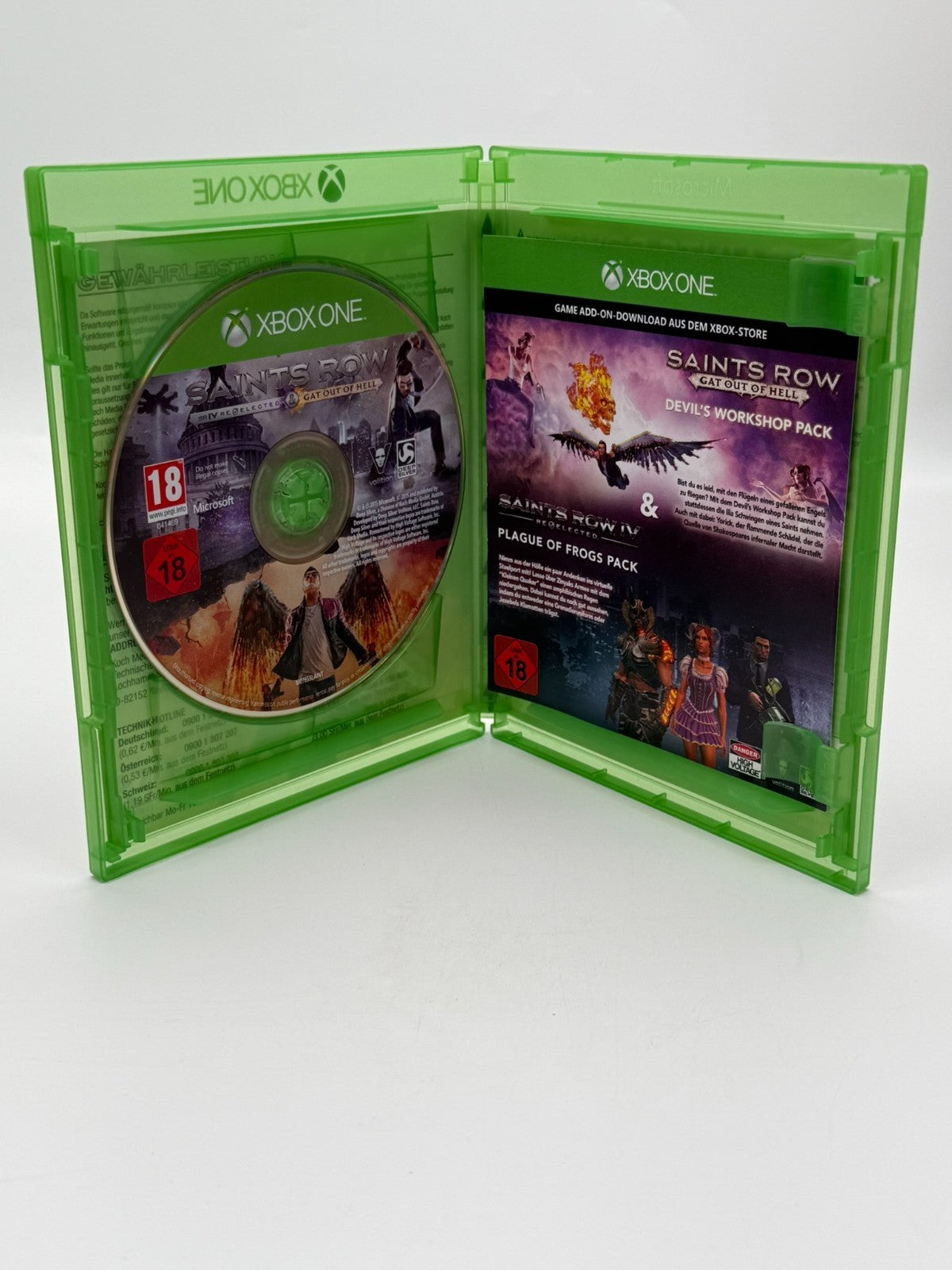 Saints Row IV & Gat Out Of Hell Microsoft XBox One État quasi neuf CIB OVP