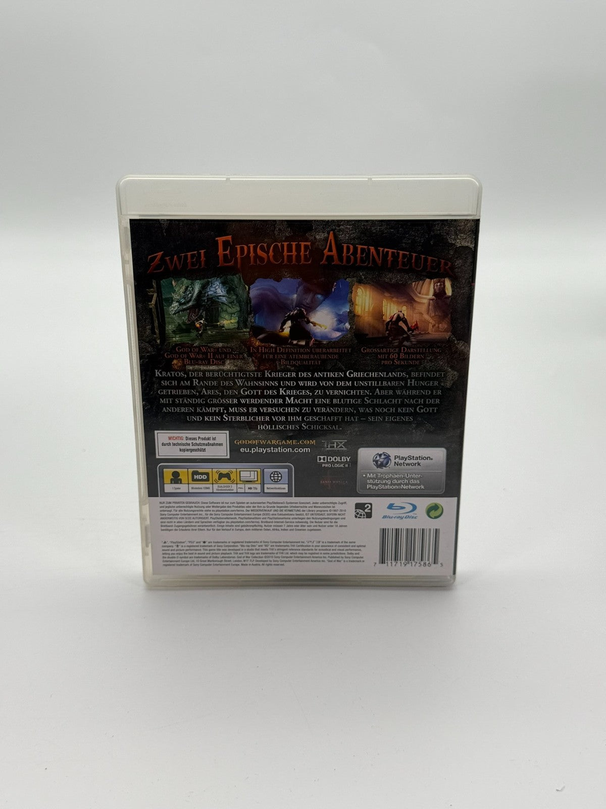 God Of War Collection Sony Playstation 3 Sehr guter Zustand CIB OVP