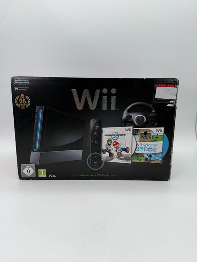 Nintendo Wii 25th Anniversary Schwarz Zustand gut getestet