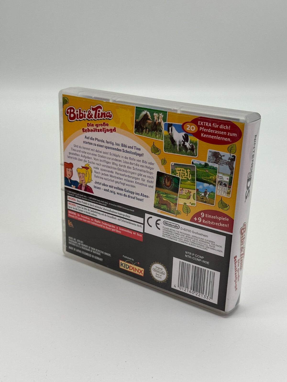 Bibi & Tina The Great Scavenger Hunt Nintendo DS Very good condition CIB OVP