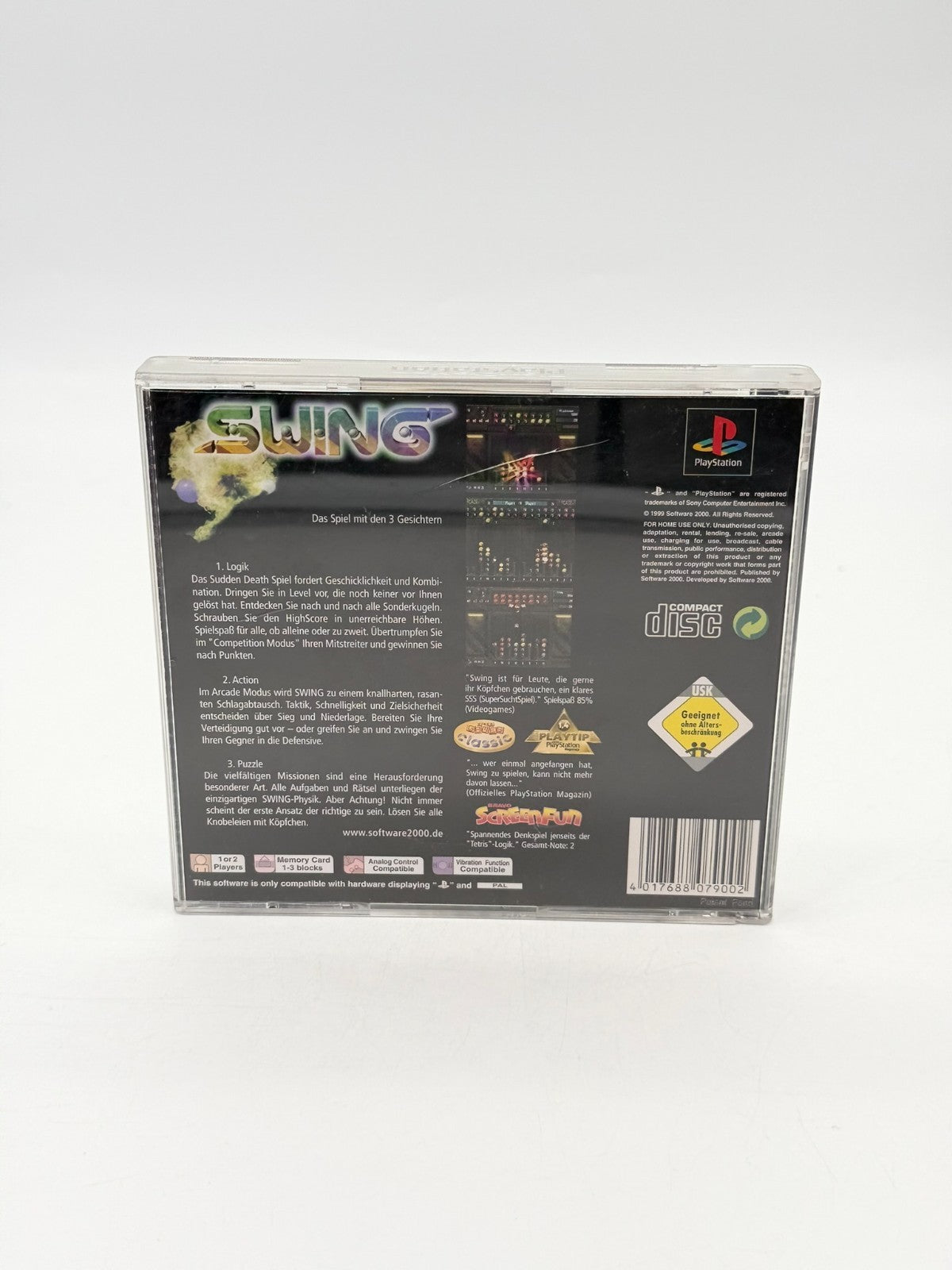 Swing Sony Playstation 1 guter Zustand CIB OVP