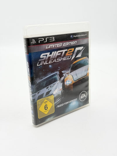 Shift 2 Unleashed Limited Edition Sony Playstation 3 guter Zustand CIB OVP