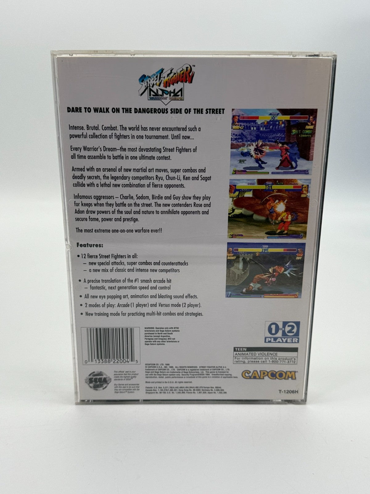 Street Fighter Alpha Warriors Dreams Sega Saturn NTSC-U/C good condition CIB OVP