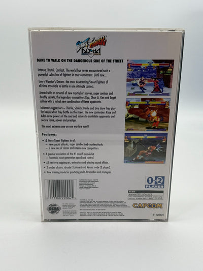 Street Fighter Alpha Warriors Dreams Sega Saturn NTSC-U/C bon état CIB OVP
