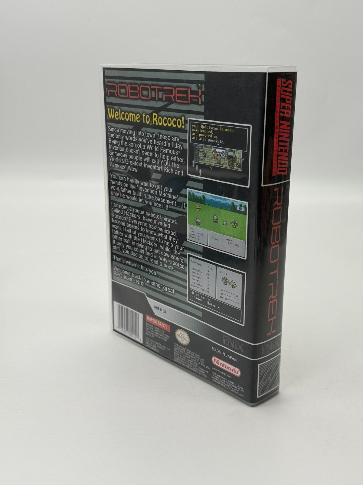 Robotrek Super Nintendo SNES NTSC-U/C CIB OVP guter Zustand