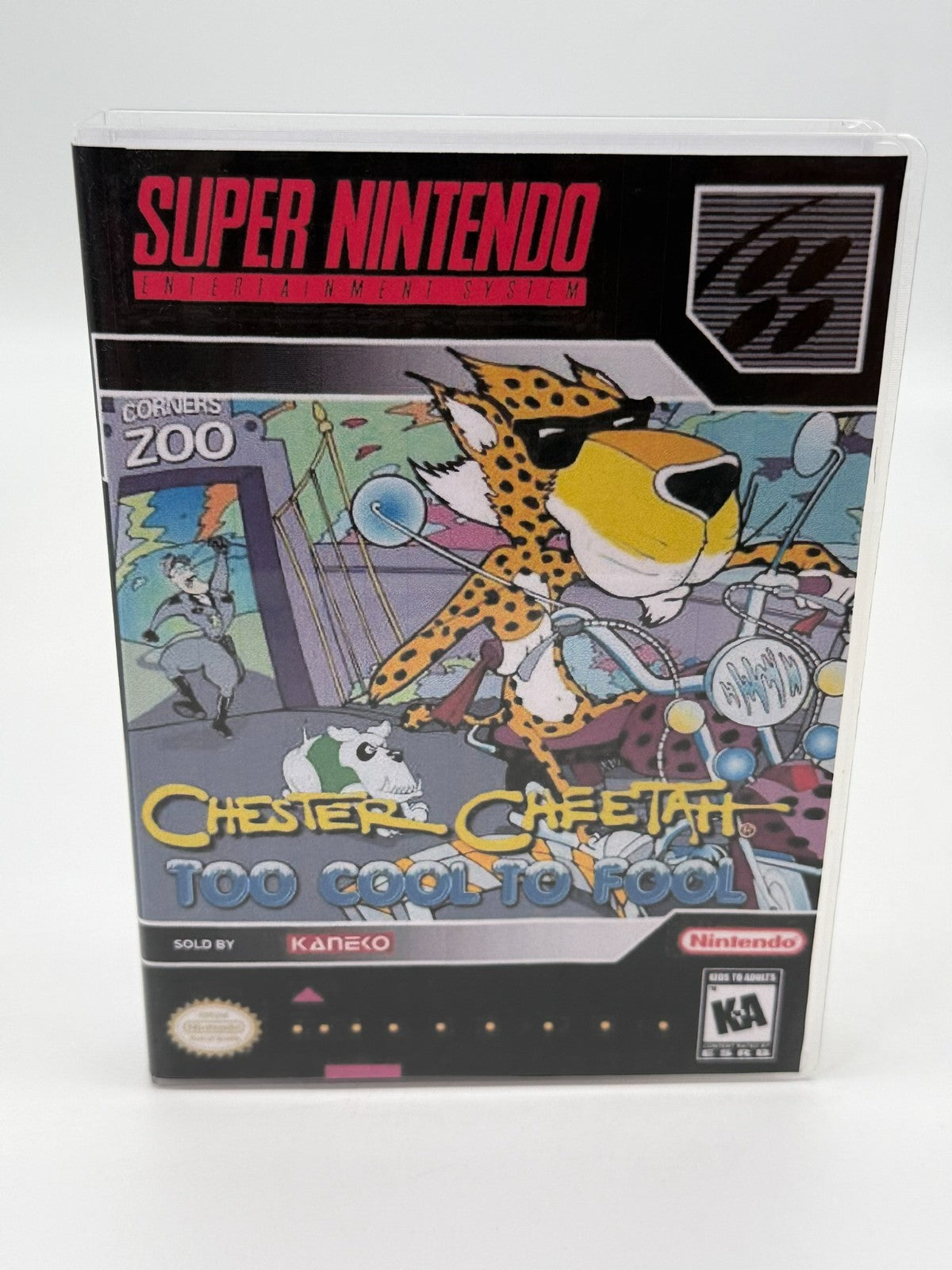 Chester Cheetah Too Cool To Fool Super Nintendo SNES NTSC-U/C Good Condition