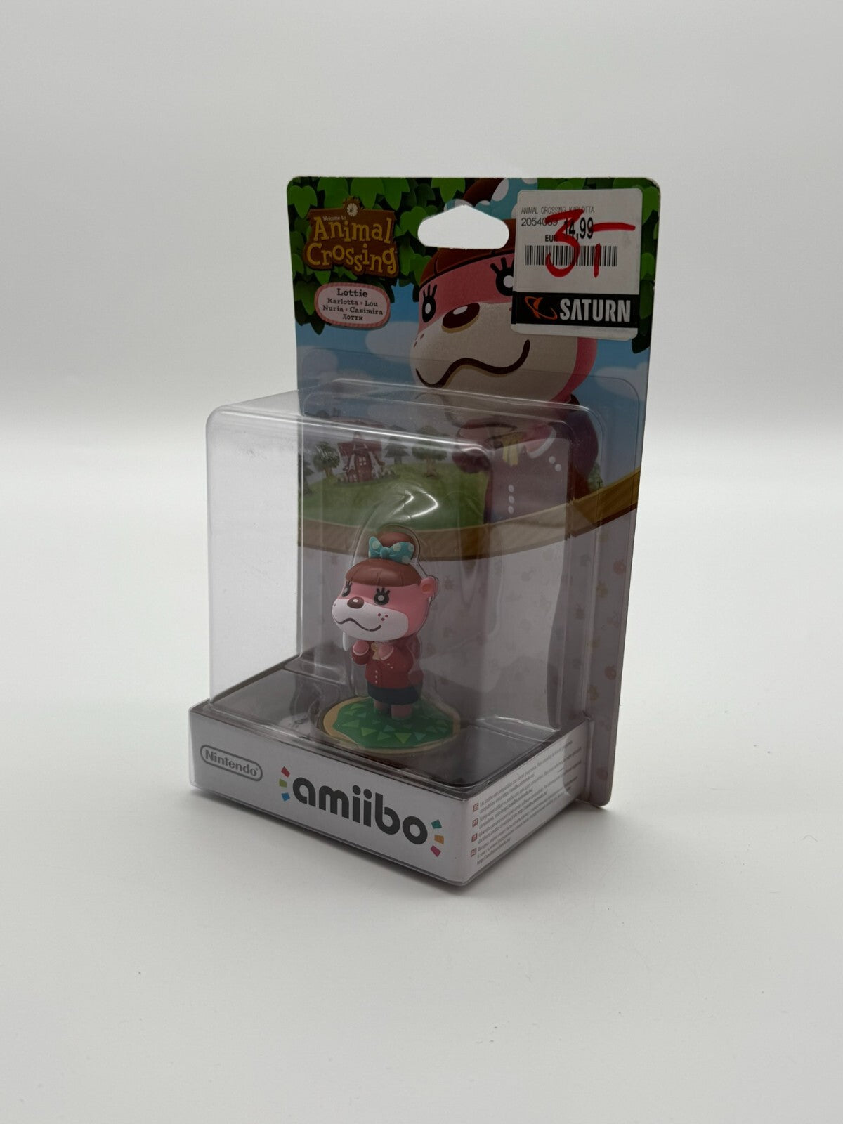 Animal Crossing Lottie Amiibo 3DS Wii U Switch Unused & New