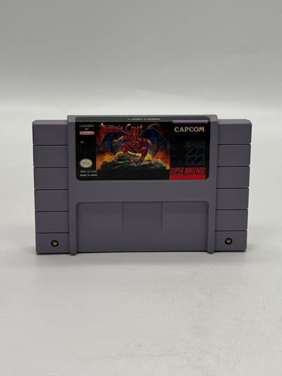 Demons Crest Super Nintendo SNES NTSC-U/C guter Zustand Anleitung + Modul