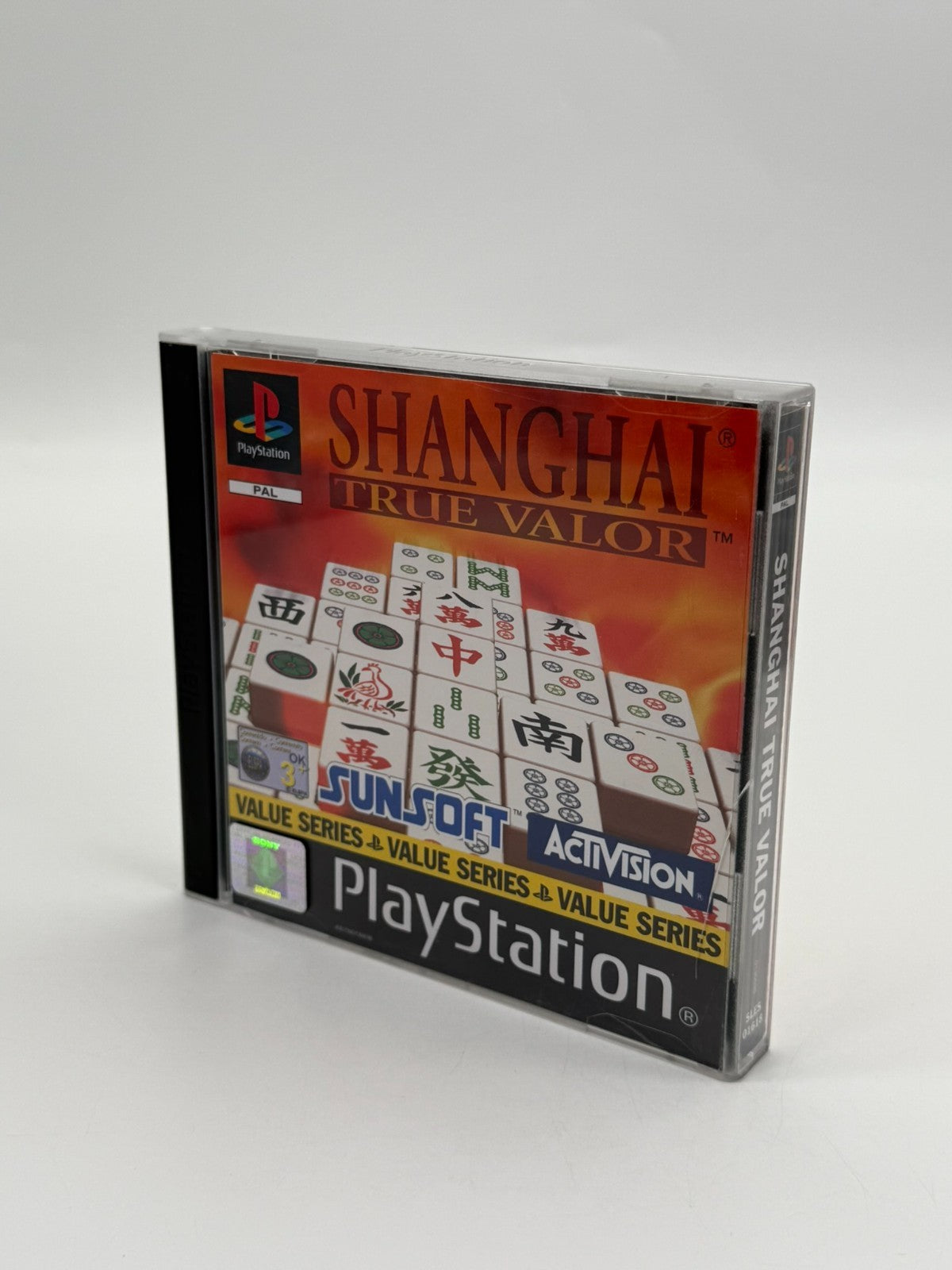 Shanghai True Valor Sony Playstation 1 guter Zustand CIB OVP