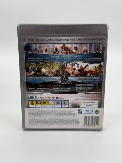 Assassins Creed Brotherhood Sony Playstation 3 guter Zustand CIB OVP