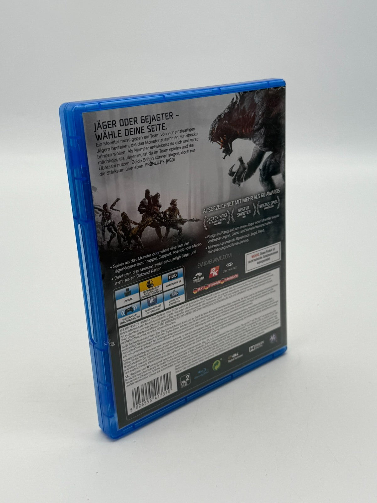 Evolve Sony Playstation 4 Très bon état CIB OVP