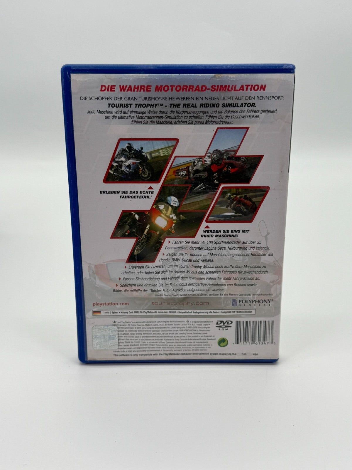 Tourist Trophy The Real Riding Simulator Sony Playstation 2 guter Zustand CIB