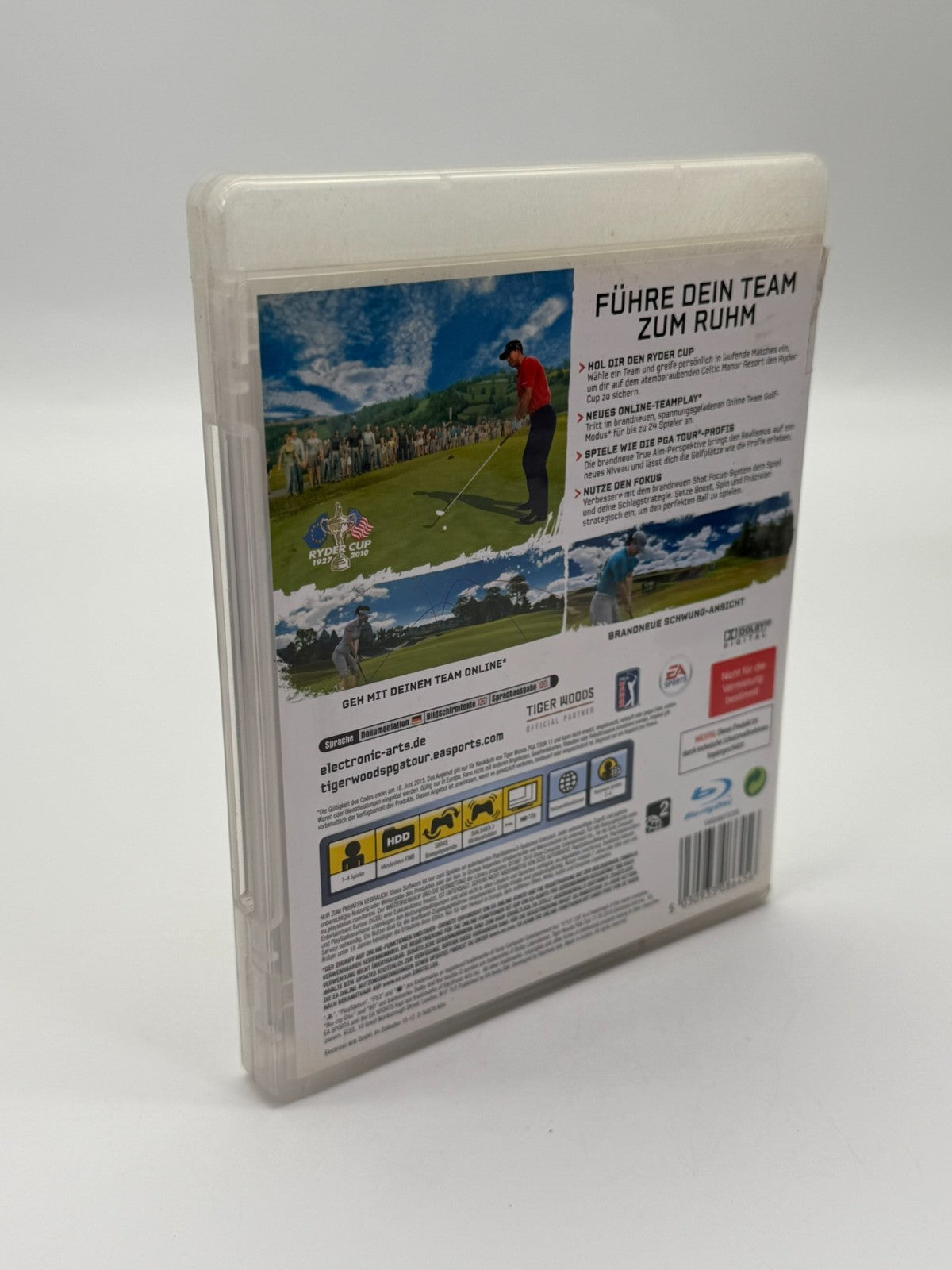 Tiger Woods PGA Tour 11 Sony Playstation 3 guter Zustand CIB OVP