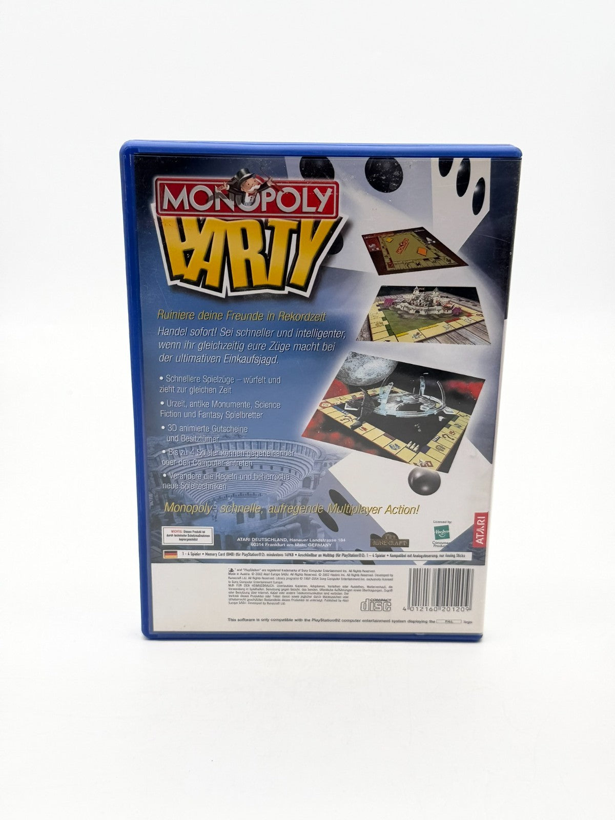 Monopoly Party Sony Playstation 2 guter Zustand CIB OVP