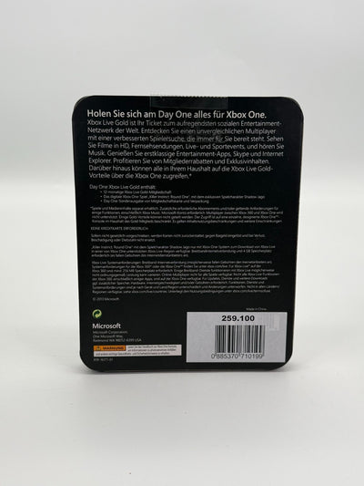 Xbox One Day One 2013 Steelbook Good Condition No Code
