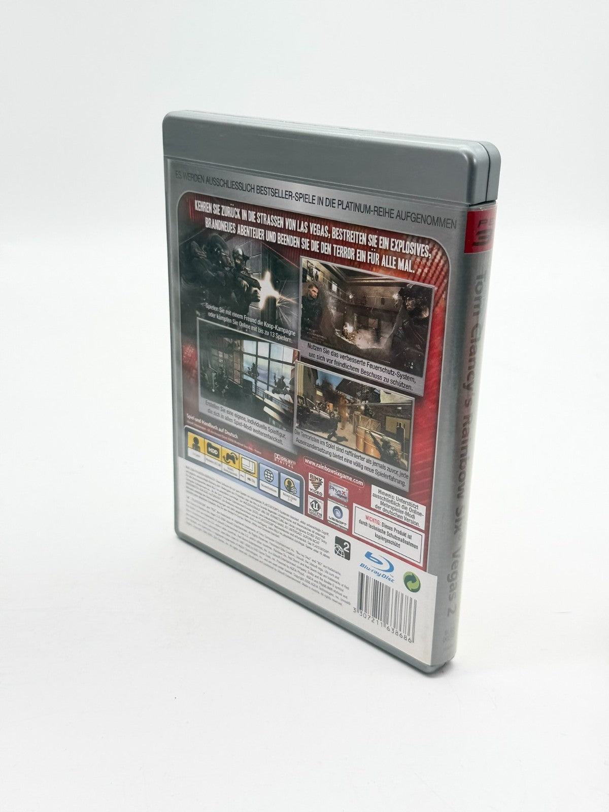 Tom Clancys Rainbow Six Vegas 2 Sony Playstation 3 Sehr guter Zustand CIB OVP