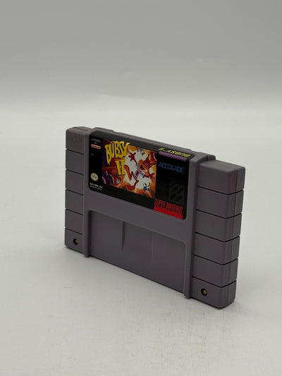 Bubsy II Super Nintendo SNES NTSC-U/C bon état Cartouche + Boîtier