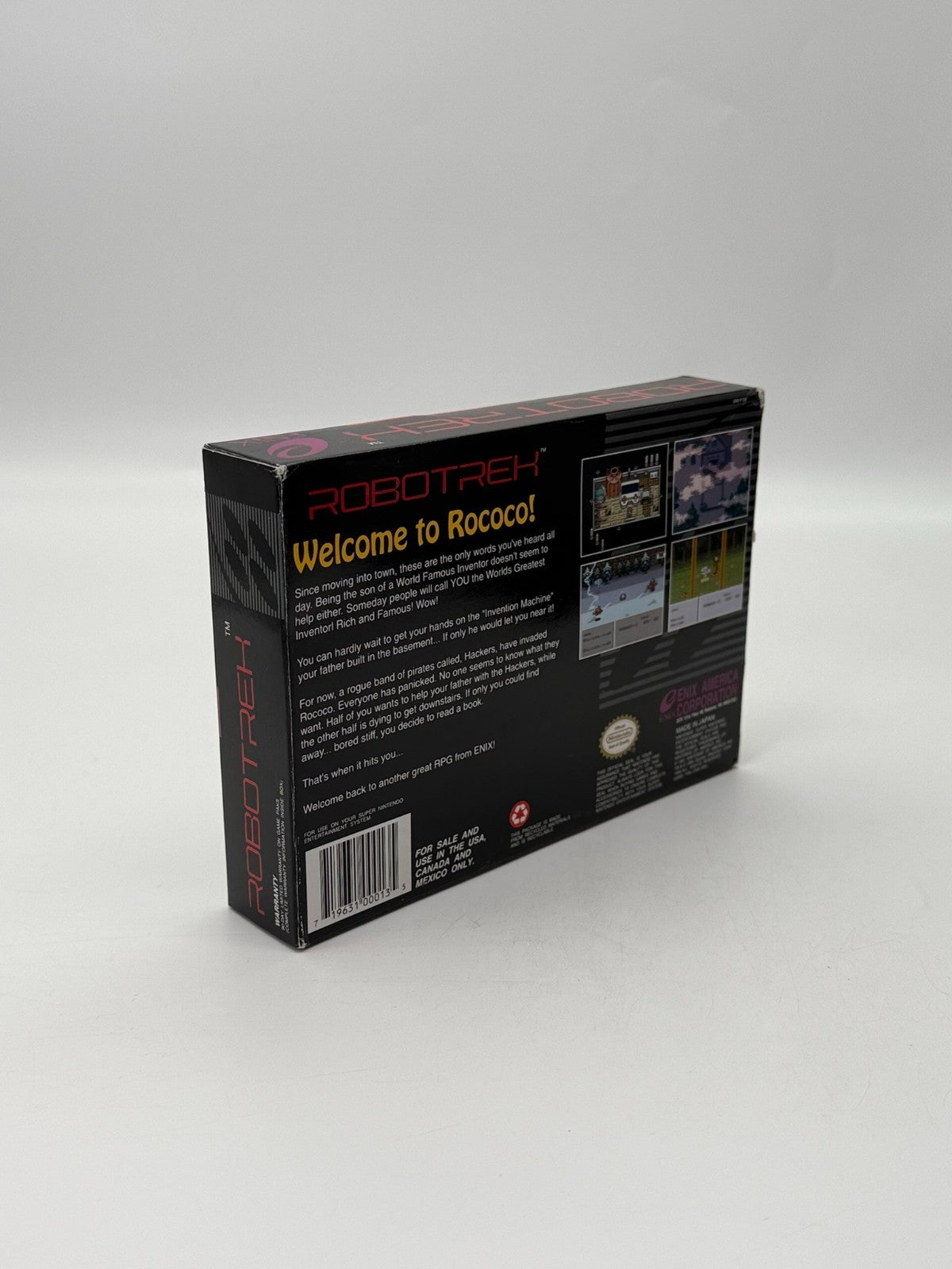 Robotrek Super Nintendo SNES NTSC-U/C CIB OVP bon état