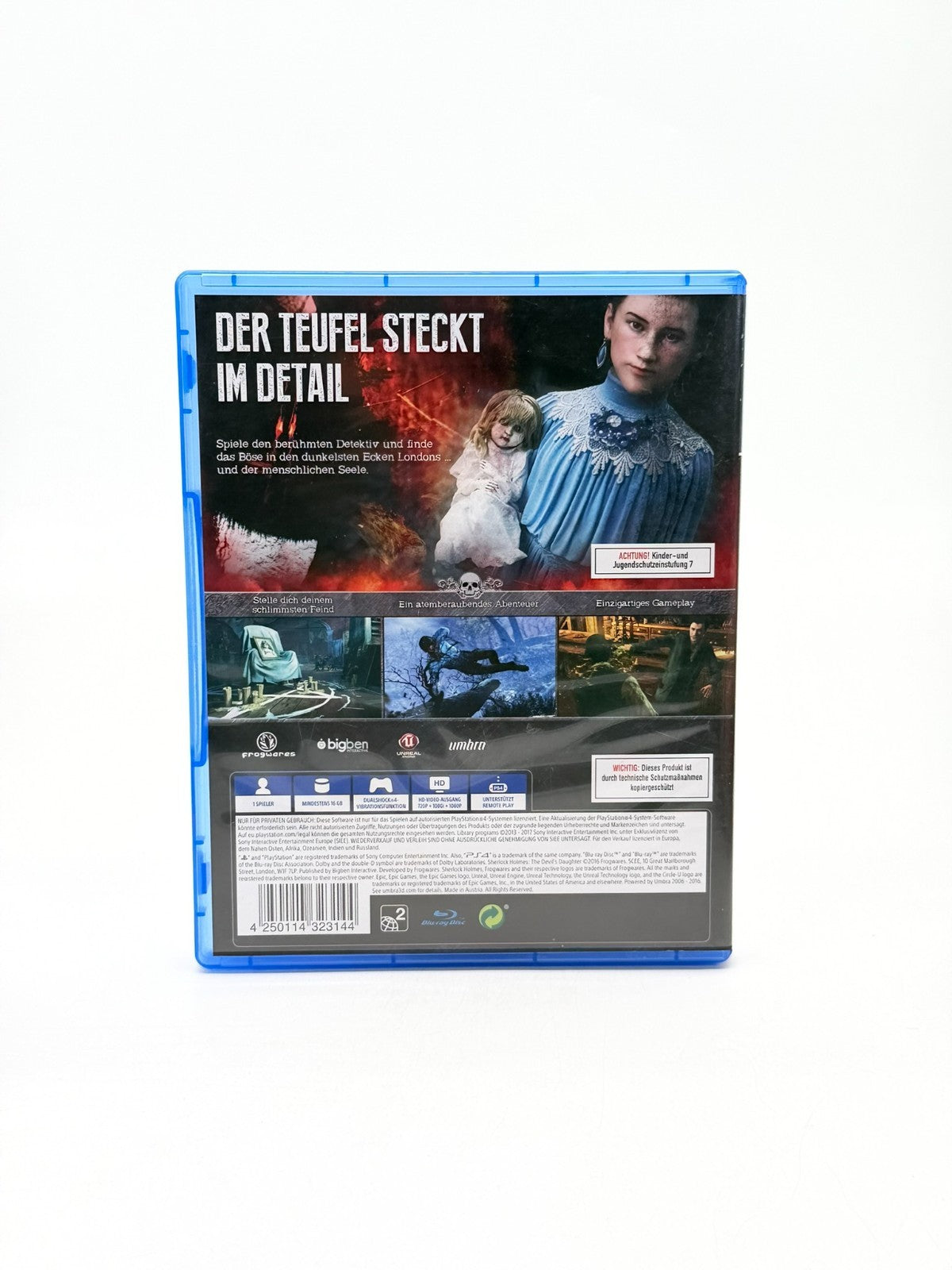 Sherlock Holmes The Devils Daughter Sony Playstation 4 Très bon état CIB OVP