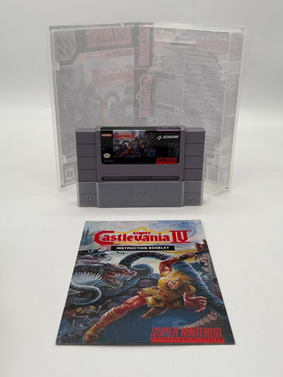 Super Castlevania IV Super Nintendo SNES NTSC-U/C Very Good Manual + Cartridge