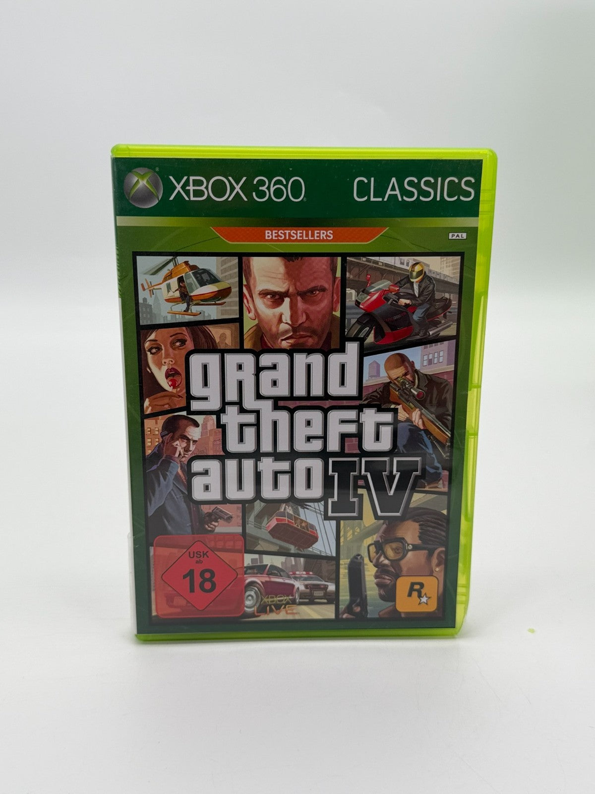 Grand Theft Auto IV Microsoft XBox 360 Classics Acceptable Condition CIB OVP